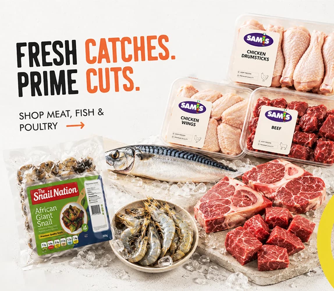 Samis fresh and frozen meat banner