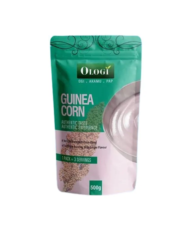 Frozen Ologi (Ogi, Akamu, Pap) Guinea Corn And Gingers - 500g