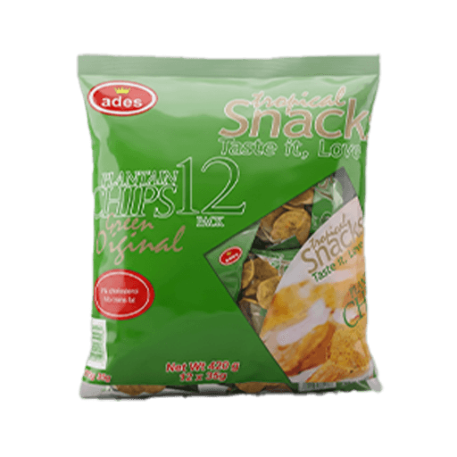 Ades Plantain Chips Green