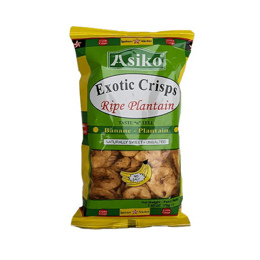Asiko Plantain Chips (Natural/Green)