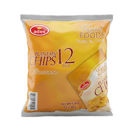 Ades Plantain Chips Cinnamon